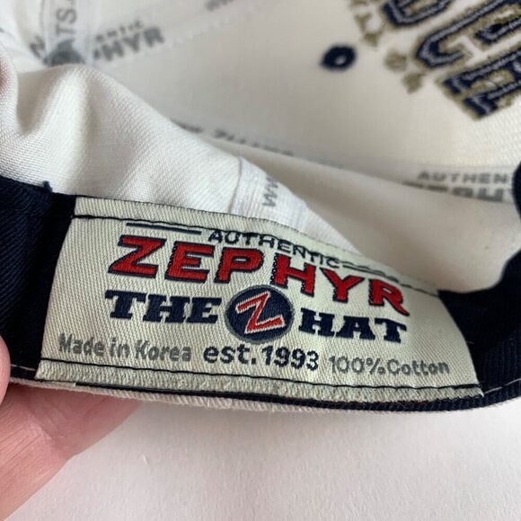 Pitt Panthers NCAA White Zephyr Strapback Adjustable Hat - Picture 5 of 5